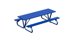 View Heavy Duty Table 8' Aluminum Painted slide