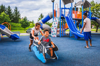 View Rocket Ship Bouncer slide